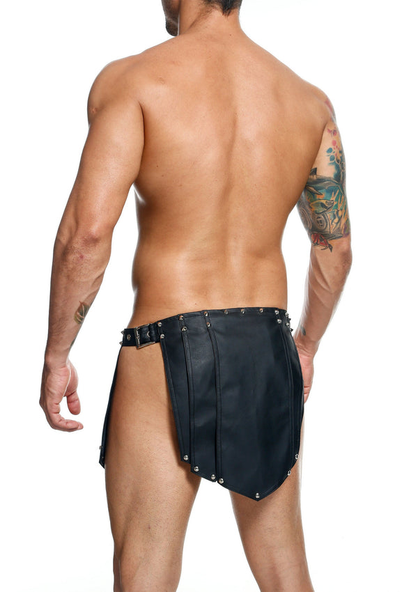 Black Roman Skirt by MOB Dngeon