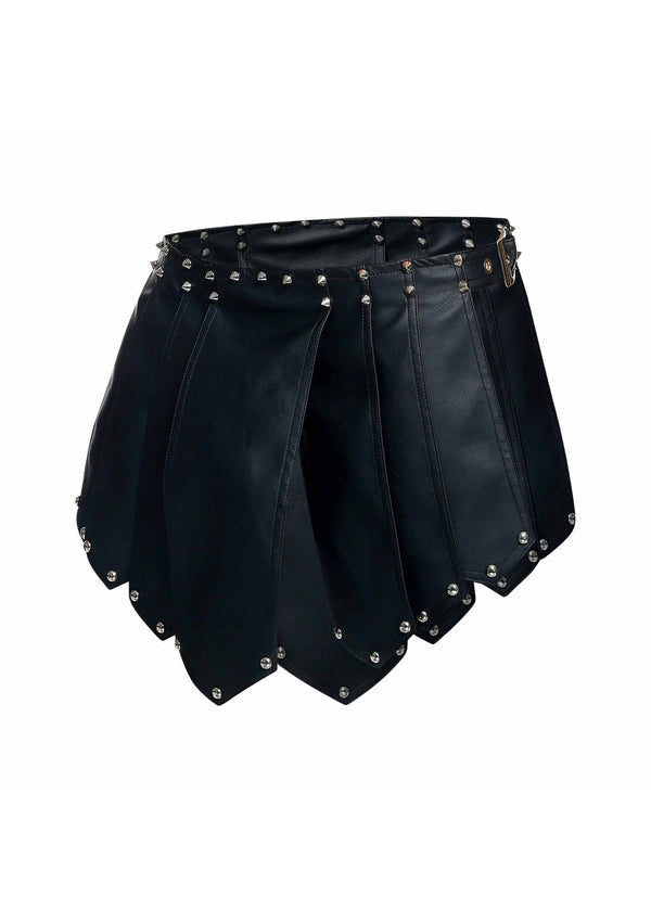 Black Roman Skirt by MOB Dngeon