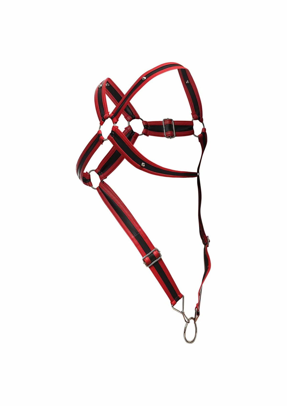 Bestel: DNGEON Cross Cockring Harness - bij Happytoys: de erotische sex webshop | liever Happy dan Easy ⭐⭐⭐⭐⭐