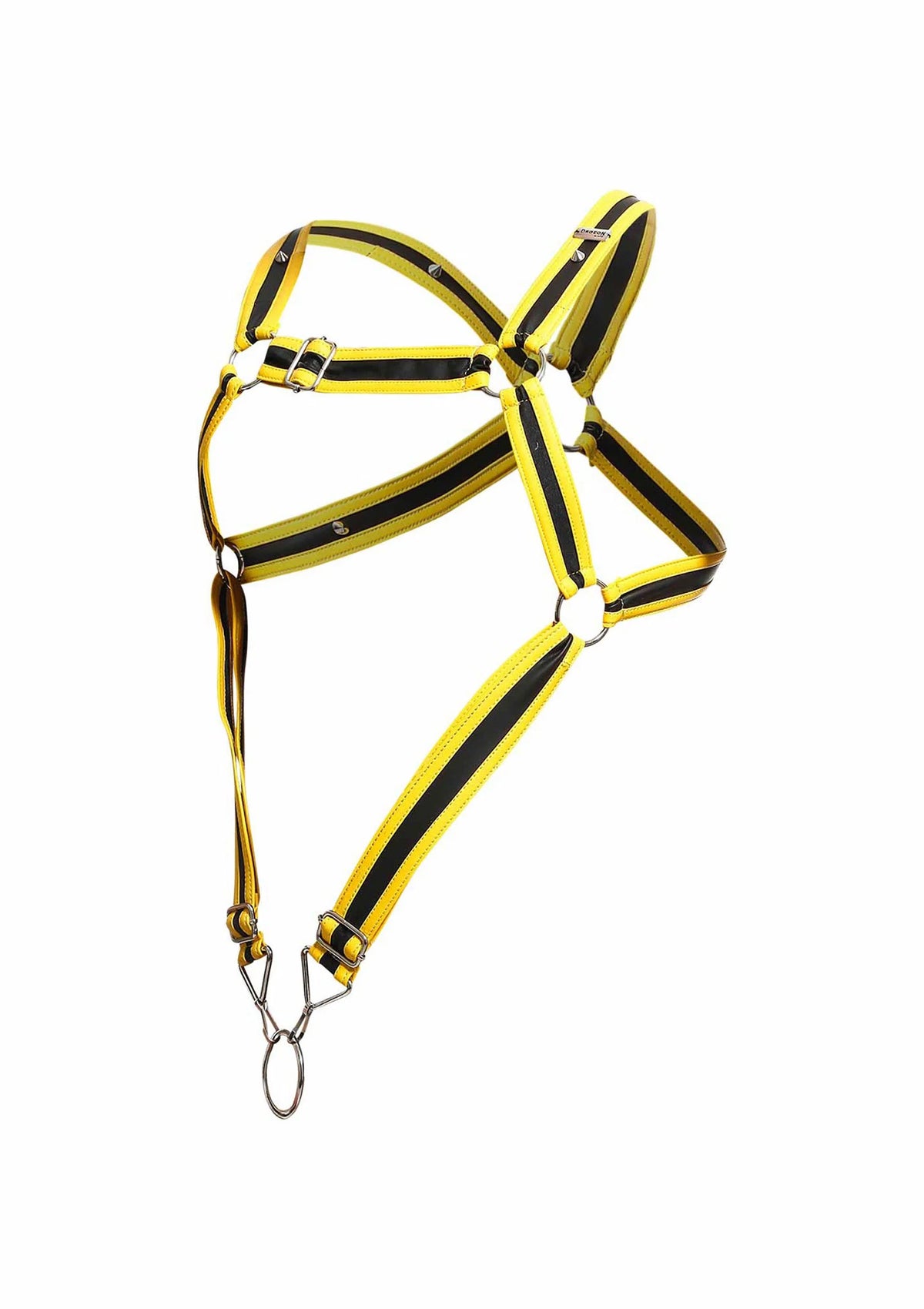 Bestel: DNGEON Cross Cockring Harness - bij Happytoys: de erotische sex webshop | liever Happy dan Easy ⭐⭐⭐⭐⭐