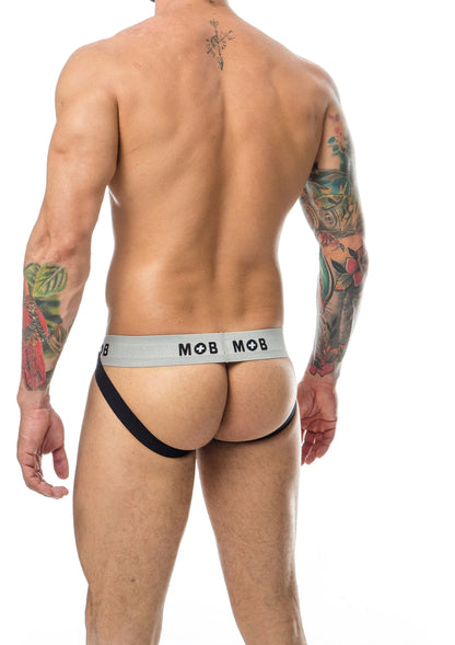 Bestel: MOB Stripe Classic Jock by MOB Eroticware - bij Happytoys: de erotische sex webshop | liever Happy dan Easy ⭐⭐⭐⭐⭐