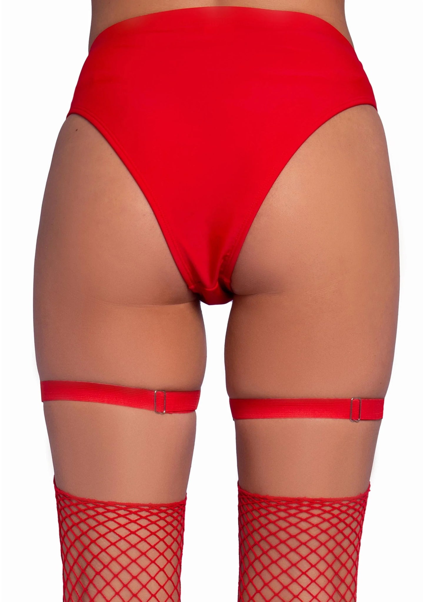 Studded Thigh High Garter with Mini Hearts