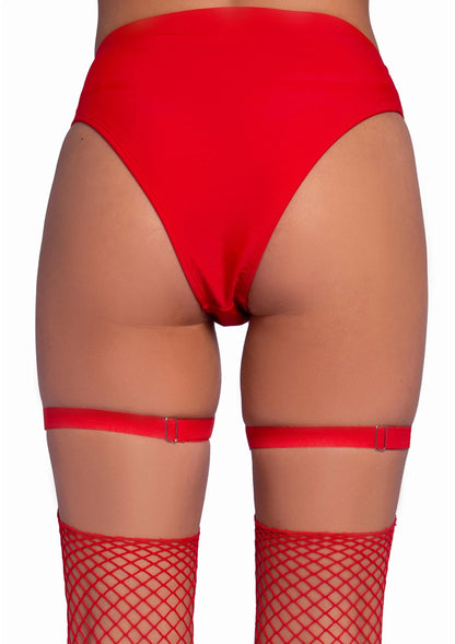 Studded Thigh High Garter with Mini Hearts