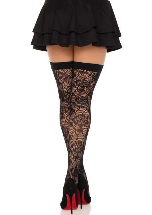 Beste vandaag nog: Wild Rose Net Thigh Highs - bij Happytoys Sexshop: online sex shop for Feeling Happy & Easy 😊