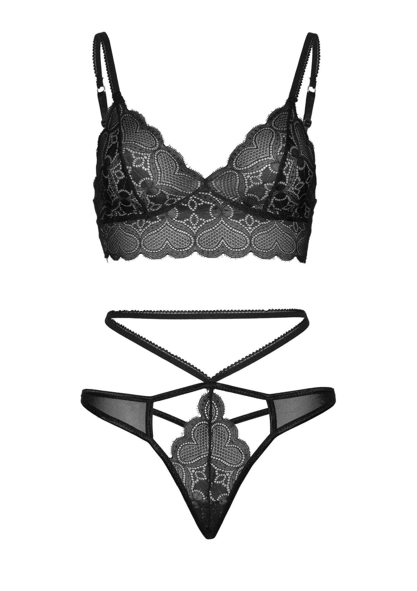 Sweetheart Bralette and String
