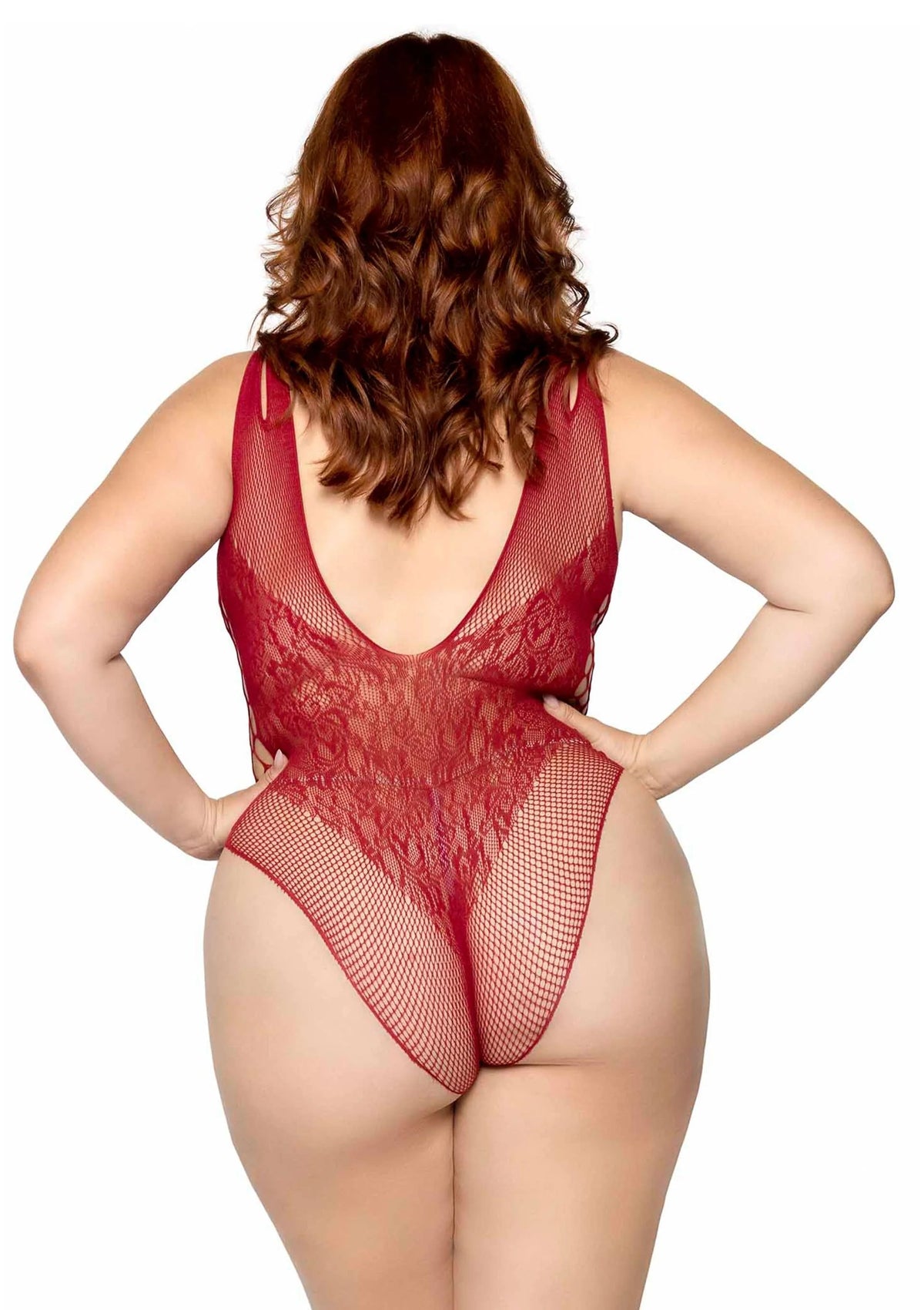 Beste vandaag nog: Plus Seamless Bodysuit with Shoulder Straps - bij Happytoys Sexshop: online sex shop for Feeling Happy & Easy 😊