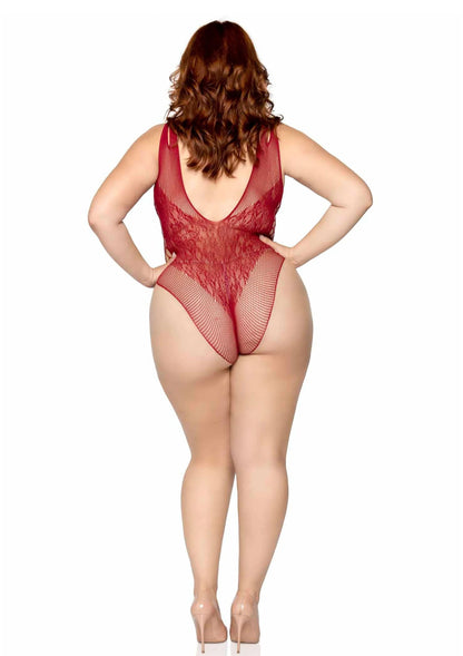 Beste vandaag nog: Plus Seamless Bodysuit with Shoulder Straps - bij Happytoys Sexshop: online sex shop for Feeling Happy & Easy 😊