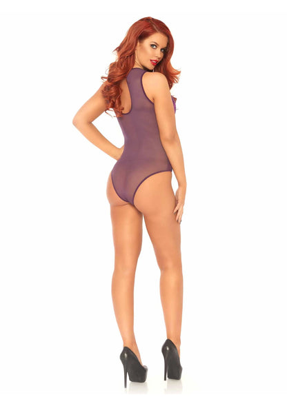 Teddy with Keyhole Back and Snap Crotch