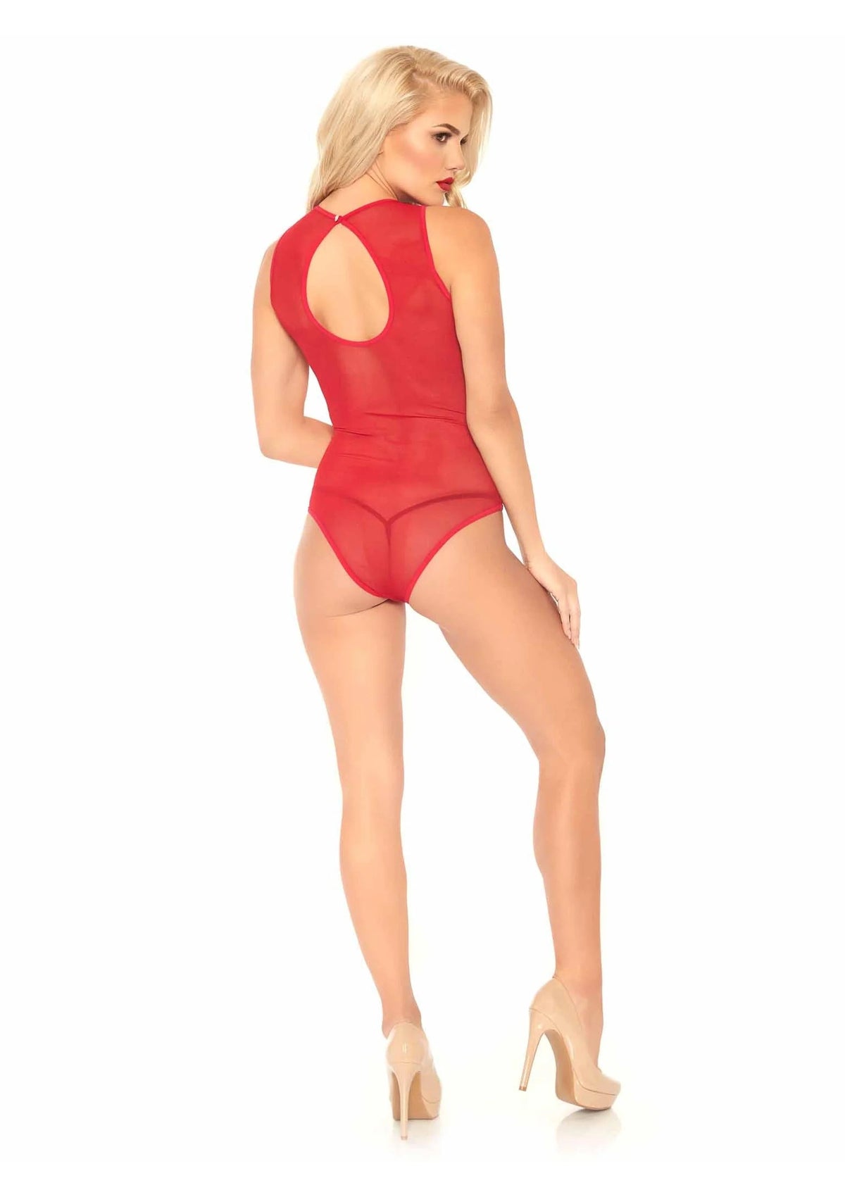 Teddy with Keyhole Back and Snap Crotch