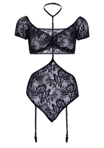 Bandeau Top and Garter Teddy