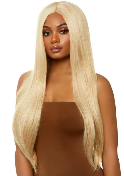 Long Straight Center Part Wig