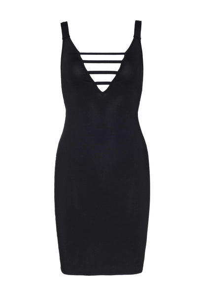 Deep-V Mini Dress