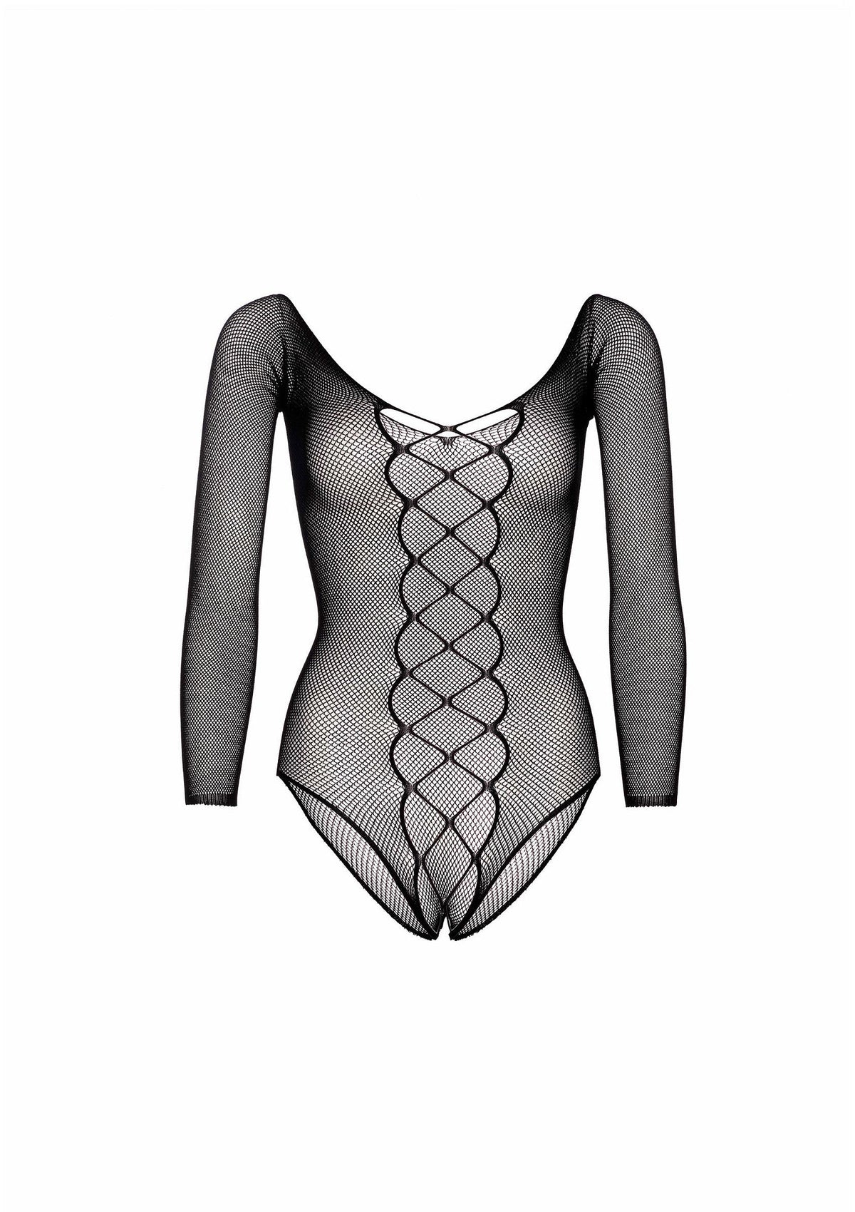 Bestel: Fishnet crotchless teddy by LegAvenue - bij Happytoys: de erotische sex webshop | liever Happy dan Easy ⭐⭐⭐⭐⭐