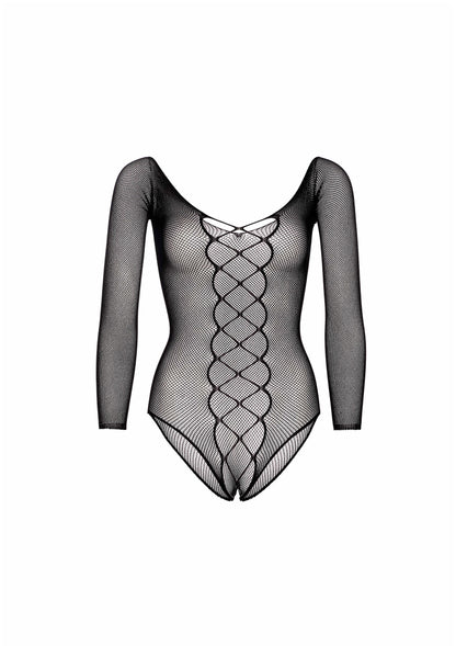 Bestel: Fishnet crotchless teddy by LegAvenue - bij Happytoys: de erotische sex webshop | liever Happy dan Easy ⭐⭐⭐⭐⭐