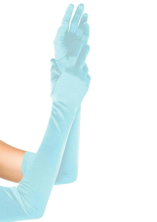 Beste vandaag nog: Extra Long Satin Gloves - bij Happytoys Sexshop: online sex shop for Feeling Happy & Easy 😊 - Default Title - 88001 - BLUE - O/S
