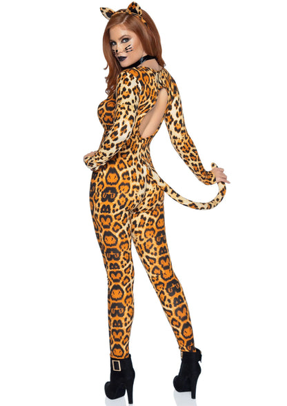 Beste vandaag nog: Cougar Catsuit - bij Happytoys Sexshop: online sex shop for Feeling Happy & Easy 😊 - Default Title - 88204 - LEOPARD - M/L