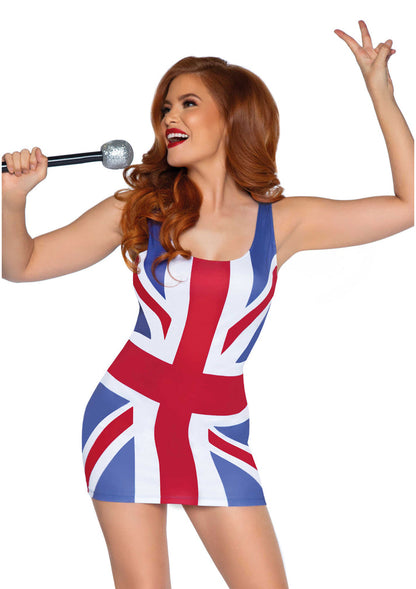 Bestel: British Flag Dress by Leg Avenue - bij Happytoys: de erotische sex webshop | liever Happy dan Easy ⭐⭐⭐⭐⭐ - M/L - 88230 - MULTICOLOR - M/L