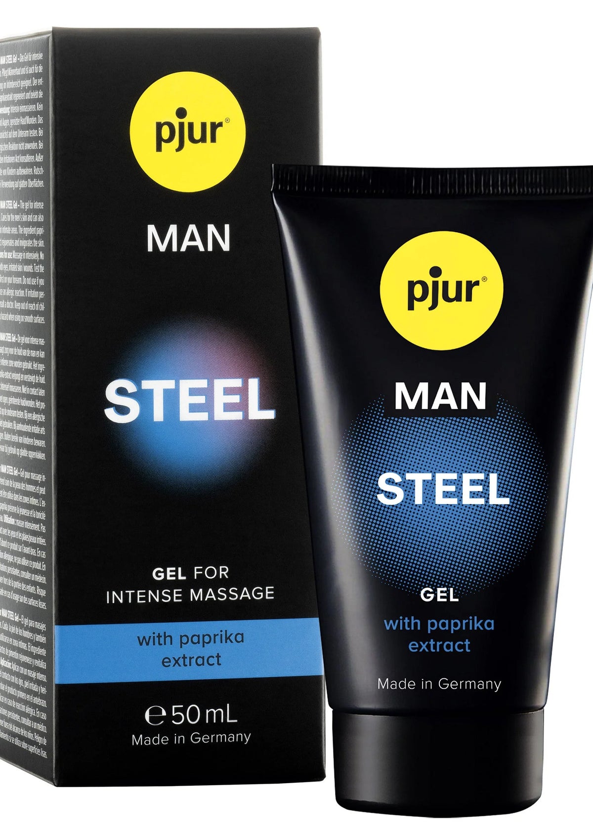 Bestel: Man Steel Gel 50 ml - bij Happytoys: de erotische sex webshop | liever Happy dan Easy ⭐⭐⭐⭐⭐ - Default Title - 90035 - NATUREL - 50
