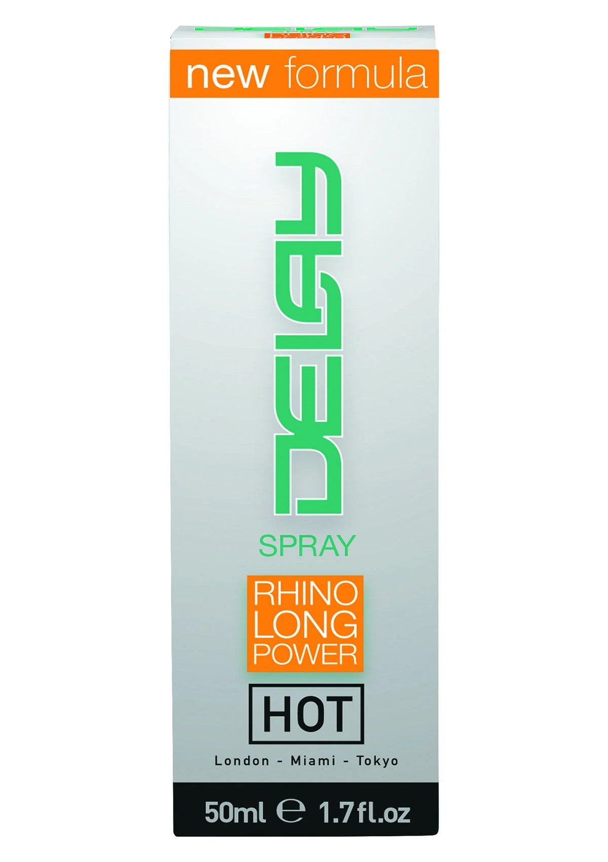 Bestel: Rhino Long Power Delay Spray 50 ml - bij Happytoys: de erotische sex webshop | liever Happy dan Easy ⭐⭐⭐⭐⭐