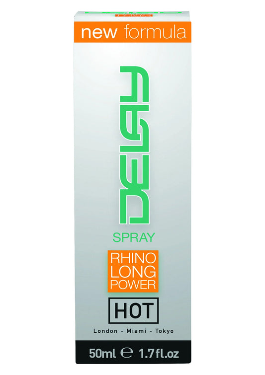 Bestel: Rhino Long Power Delay Spray 50 ml - bij Happytoys: de erotische sex webshop | liever Happy dan Easy ⭐⭐⭐⭐⭐