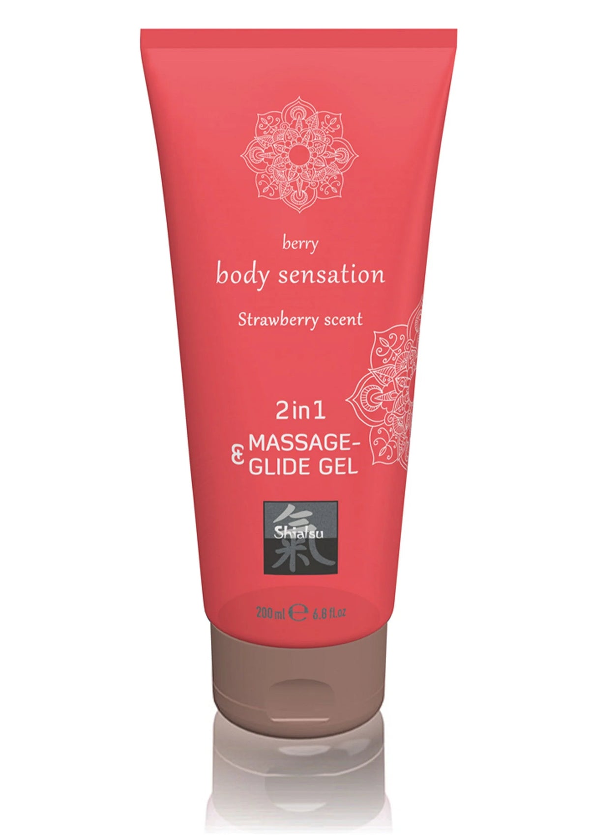 Bestel: Shiatsu 2 in 1 Massage & Glide Gel - bij Happytoys: de erotische sex webshop | liever Happy dan Easy ⭐⭐⭐⭐⭐ - Default Title - 90325 - STRAWBERRY - 200