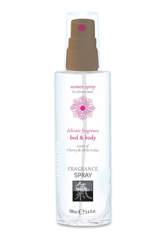 Bestel: Bed & Body Fragrance Spray 100 ml - bij Happytoys: de erotische sex webshop | liever Happy dan Easy ⭐⭐⭐⭐⭐ - Default Title - 90459 - CHERRY - 100