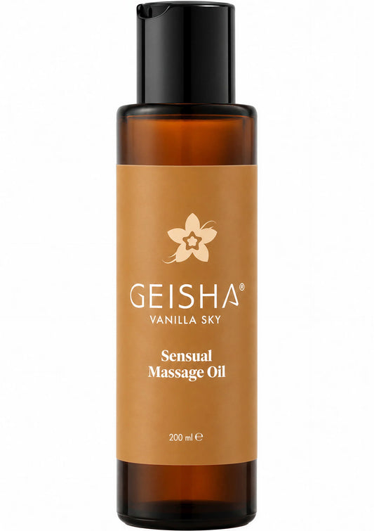 Bestel: Sensual Massage Oil 200 ml - bij Happytoys: de erotische sex webshop | liever Happy dan Easy ⭐⭐⭐⭐⭐ - Default Title - 90607 - VANILLA - 200