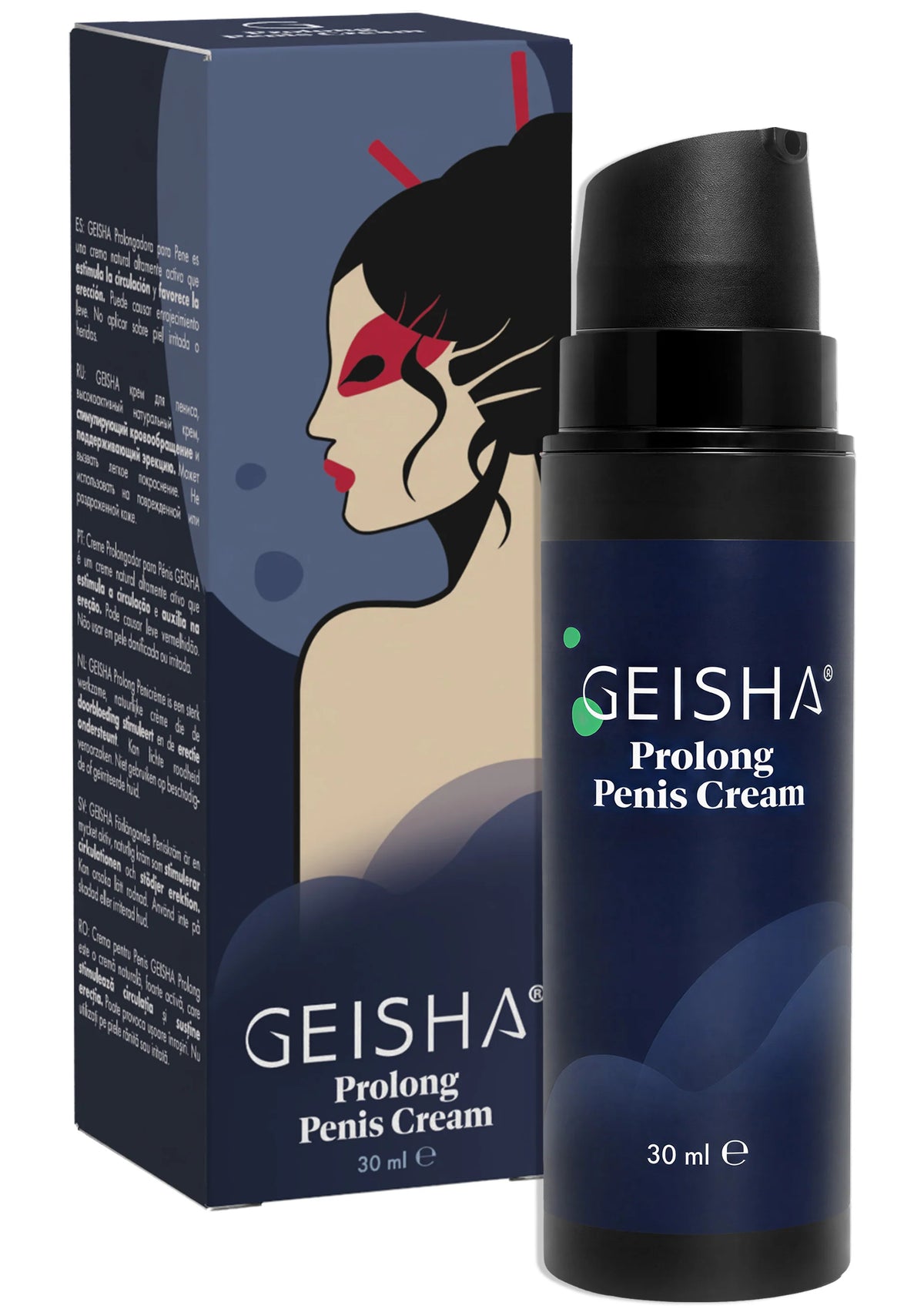 Bestel: Prolong Male Cream 30 ml by Geisha - bij Happytoys: de erotische sex webshop | liever Happy dan Easy ⭐⭐⭐⭐⭐ - Default Title - 90642 - NATUREL - 30