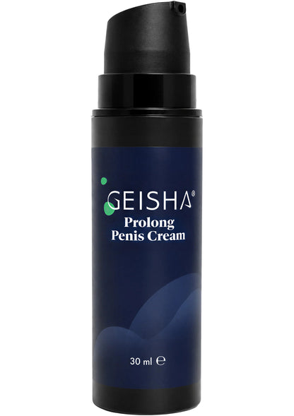 Bestel: Prolong Male Cream 30 ml by Geisha - bij Happytoys: de erotische sex webshop | liever Happy dan Easy ⭐⭐⭐⭐⭐