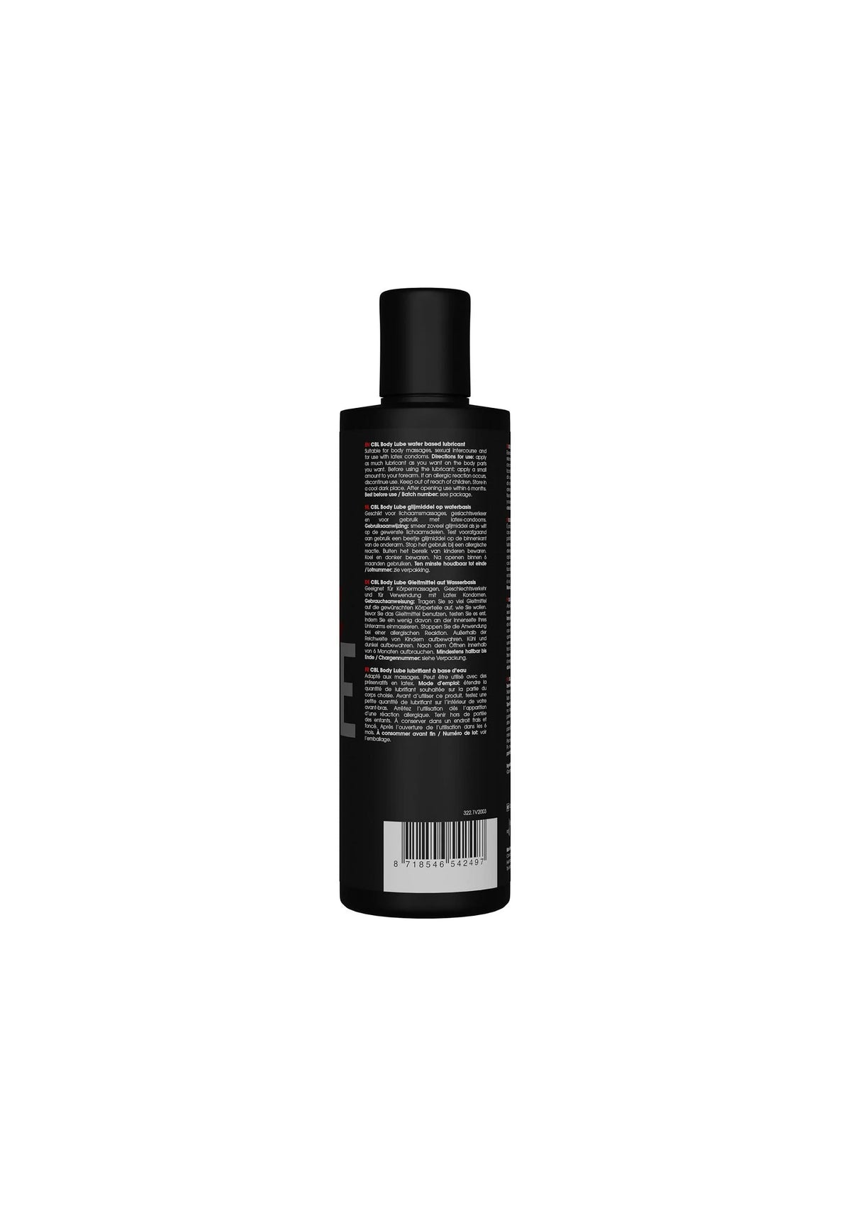 Bestel: CBL Body Lube Waterbased 250 ml - bij Happytoys: de erotische sex webshop | liever Happy dan Easy ⭐⭐⭐⭐⭐