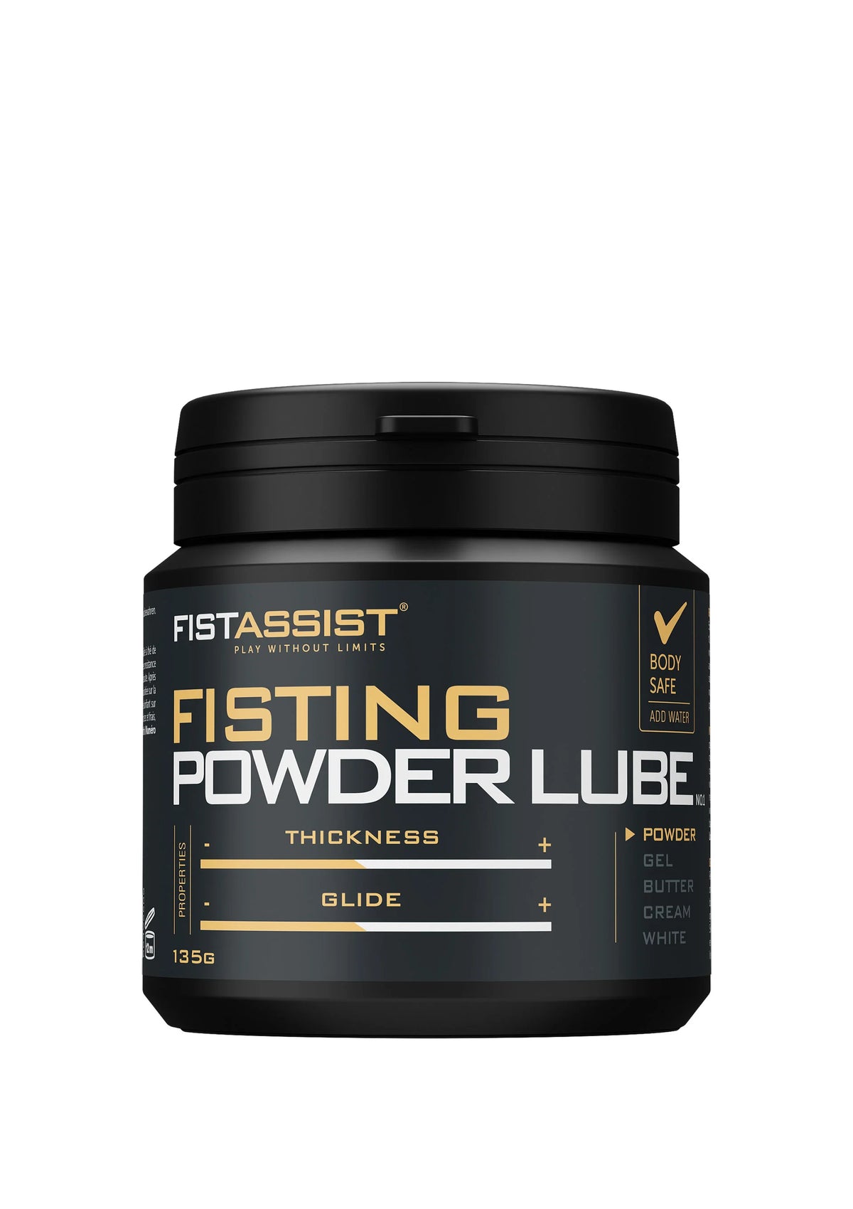 Bestel: Powder Lube 135 gr by Cobeco Fist Assist - bij Happytoys: de erotische sex webshop | liever Happy dan Easy ⭐⭐⭐⭐⭐ - Default Title - 92529 - NATUREL - 135