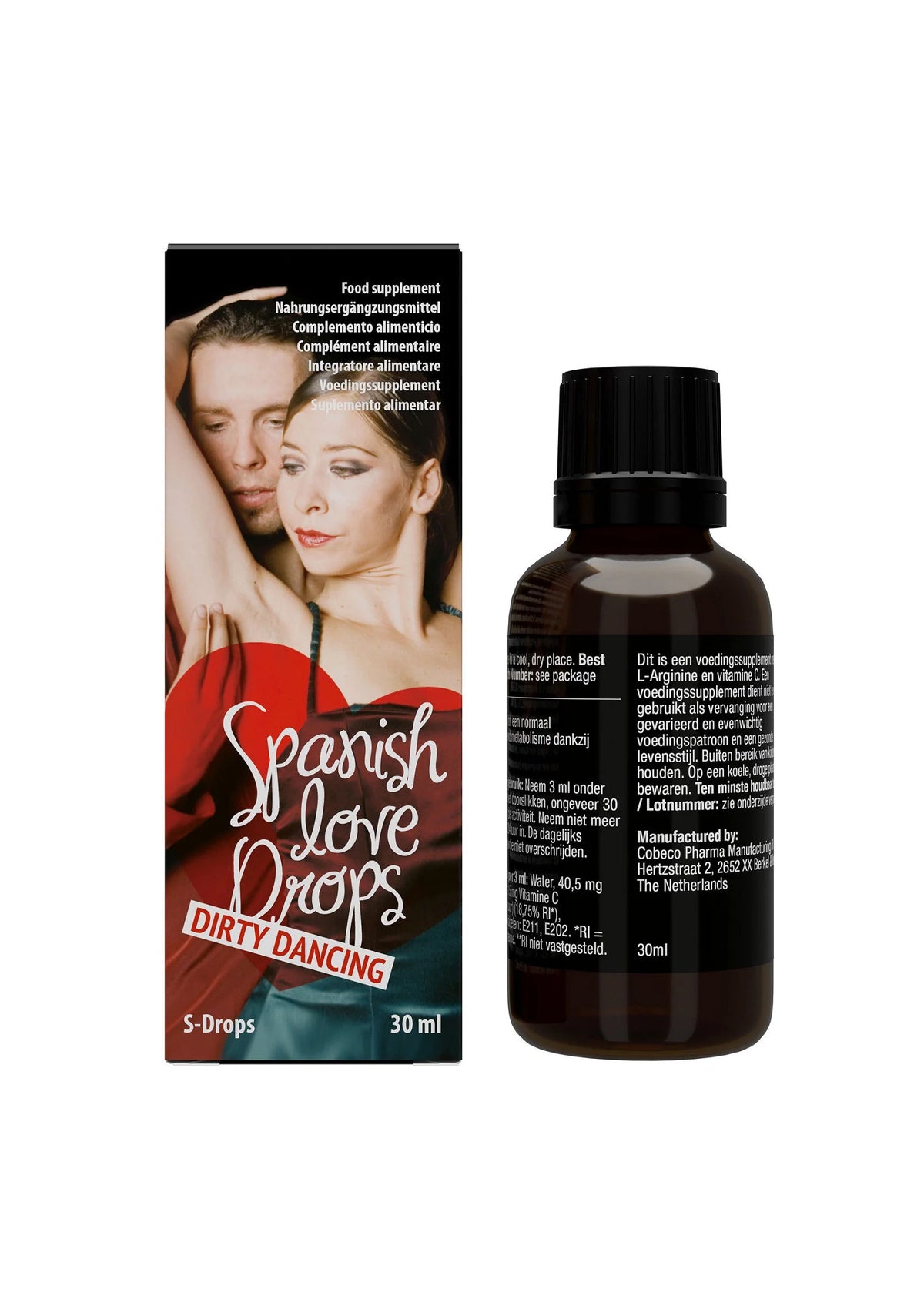 Bestel: Spanish Love Drops Dirty Dancing 30 ml - bij Happytoys: de erotische sex webshop | liever Happy dan Easy ⭐⭐⭐⭐⭐ - Default Title - 92551 - NATUREL - 30
