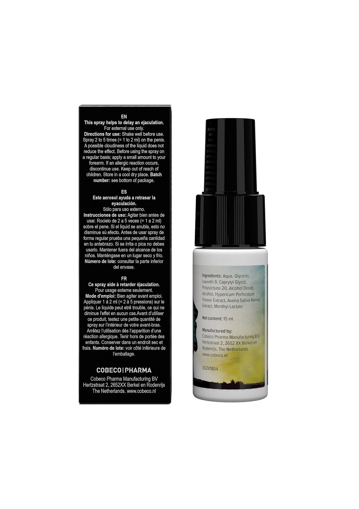 Bestel: Black Stone Delay Spray 15 ml - bij Happytoys: de erotische sex webshop | liever Happy dan Easy ⭐⭐⭐⭐⭐