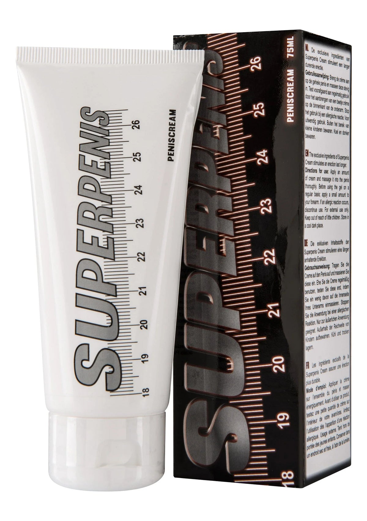 Bestel: Super Penis 75 ml - bij Happytoys: de erotische sex webshop | liever Happy dan Easy ⭐⭐⭐⭐⭐ - Default Title - 92567 - NATUREL - 75