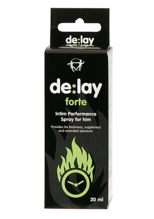 Bestel: Delay Forte Spray 20 ml - bij Happytoys: de erotische sex webshop | liever Happy dan Easy ⭐⭐⭐⭐⭐ - Default Title - 92589 - NATUREL - 20