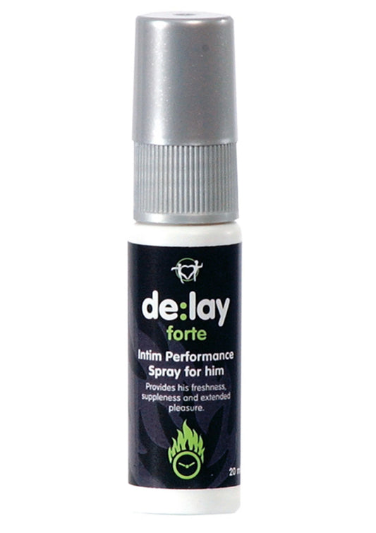 Bestel: Delay Forte Spray 20 ml - bij Happytoys: de erotische sex webshop | liever Happy dan Easy ⭐⭐⭐⭐⭐