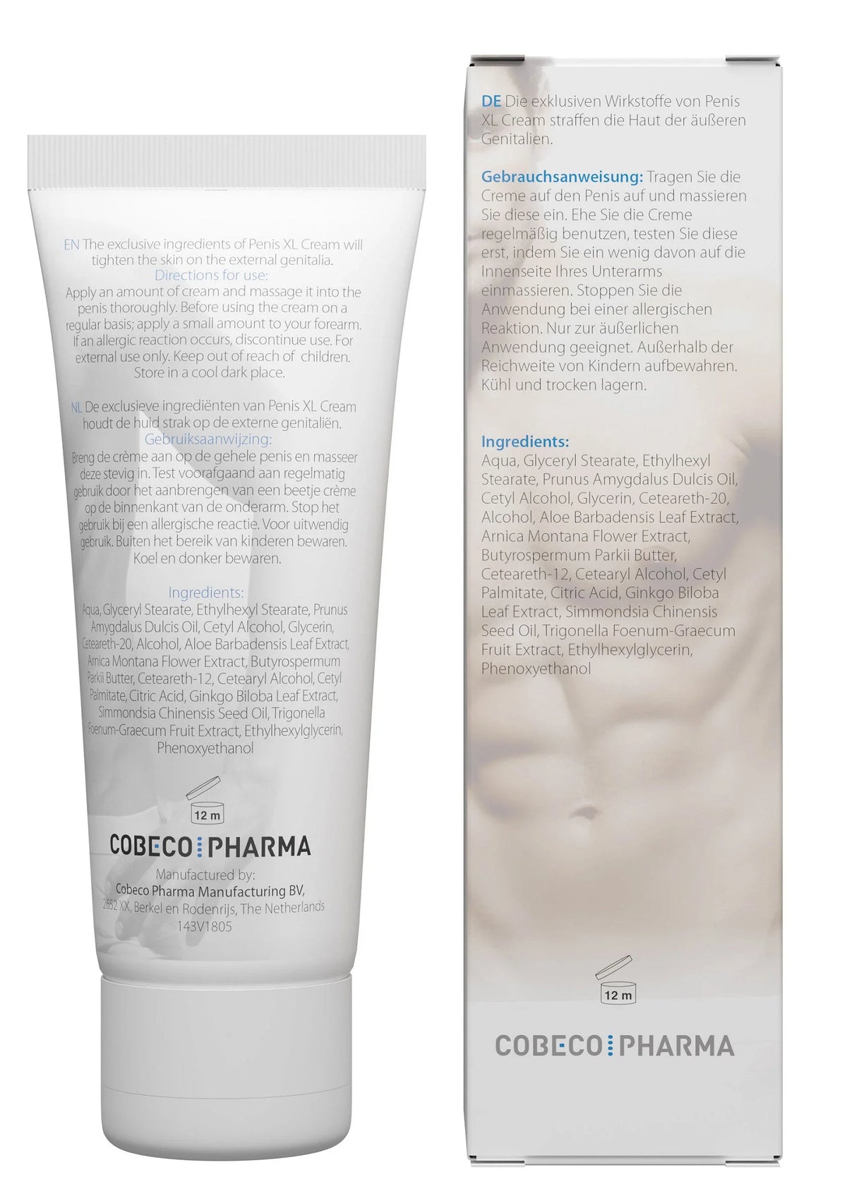 Bestel: Penis XL Cream Erection Cream 50 ml - bij Happytoys: de erotische sex webshop | liever Happy dan Easy ⭐⭐⭐⭐⭐