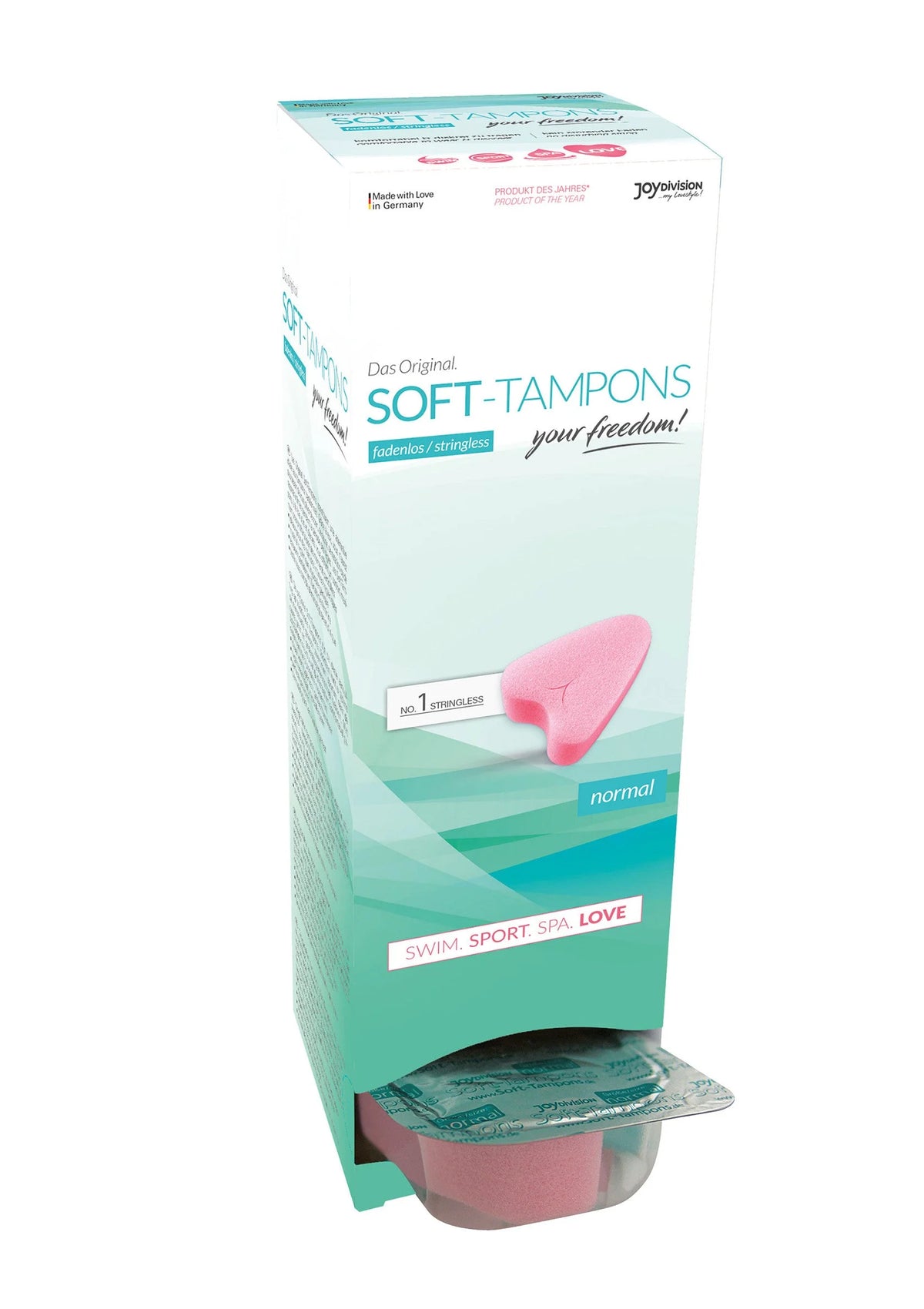 Bestel: Soft Tampons Normal (Box of 10) by Joy Division - bij Happytoys.nl, happytoys.be, Happytoys.ae: erotische sex webshop | liever Happy dan Easy ⭐⭐⭐⭐⭐ - Default Title - 93534 - NATUREL