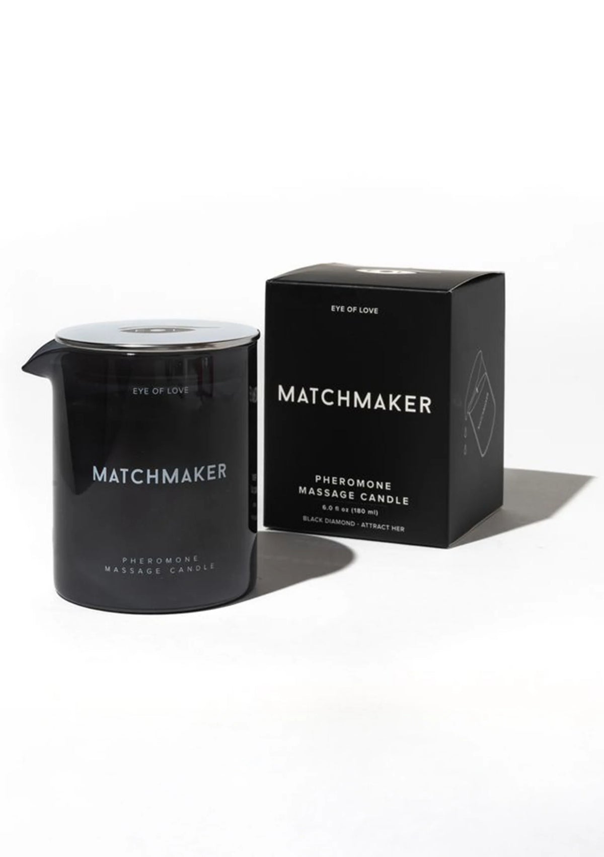 Bestel: Pheromone Massage Candle Black Diamond - bij Happytoys: de erotische sex webshop | liever Happy dan Easy ⭐⭐⭐⭐⭐