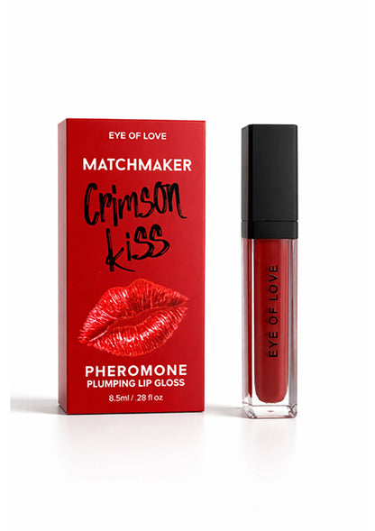 Bestel: Crimson Kiss Pheromone Lip Gloss 8ml by Eye of Love Matchmaker - bij Happytoys.nl, happytoys.be, Happytoys.ae: erotische sex webshop | liever Happy dan Easy ⭐⭐⭐⭐⭐ - Default Title - 93921 - RED - 8