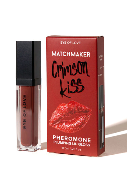 Crimson Kiss Pheromone Lip Gloss 8ml by Eye of Love Matchmaker