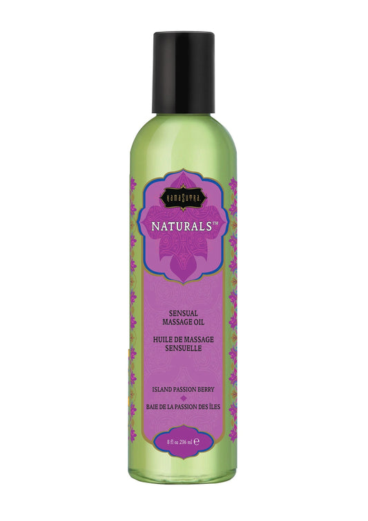Bestel: Naturals Massage Oil 236 ml - bij Happytoys: de erotische sex webshop | liever Happy dan Easy ⭐⭐⭐⭐⭐ - Default Title - 94005 - BERRY - 236
