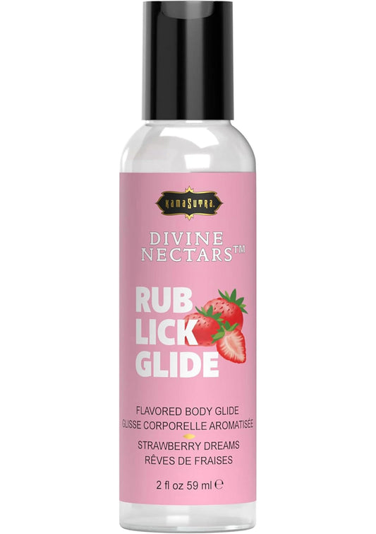 Bestel: Divine Nectare Flavored Body Glide 60 ml by Kamasutra - bij Happytoys.nl, happytoys.be, Happytoys.ae: erotische sex webshop | liever Happy dan Easy ⭐⭐⭐⭐⭐ - Strawberry - 94042 - STRAWBERRY - 60