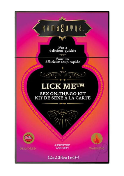 Bestel: Sex To Go Kit by Kamasutra - bij Happytoys.nl, happytoys.be, Happytoys.ae: erotische sex webshop | liever Happy dan Easy ⭐⭐⭐⭐⭐ - GetWet - 94047 - LICKME