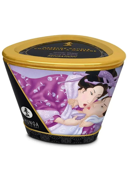 Bestel: Massage candle 170 ml by Shunga - bij Happytoys: de erotische sex webshop | liever Happy dan Easy ⭐⭐⭐⭐⭐