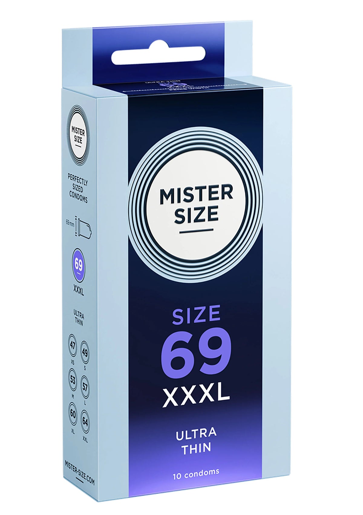 Bestel: 69mm Condoms 10pcs by Mister Size - bij Happytoys: de erotische sex webshop | liever Happy dan Easy ⭐⭐⭐⭐⭐