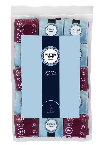 Bestel: MISTER SIZE 64mm Condoms 100pcs - bij Happytoys: de erotische sex webshop | liever Happy dan Easy ⭐⭐⭐⭐⭐ - Default Title - 97145 - NATUREL