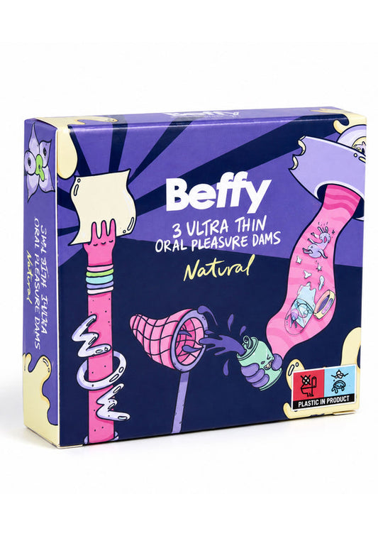Bestel: Beffy Oral Dams 2pcs by Happytoys - bij Happytoys: de erotische sex webshop | liever Happy dan Easy ⭐⭐⭐⭐⭐