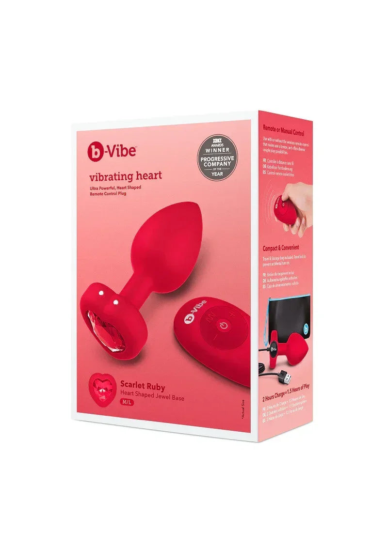 B-VibeVibratingHeartPlug12 @ Happytoys Sexshop: online sex shop for Feeling Happy & Easy 😊 the erotic store owned by a woman