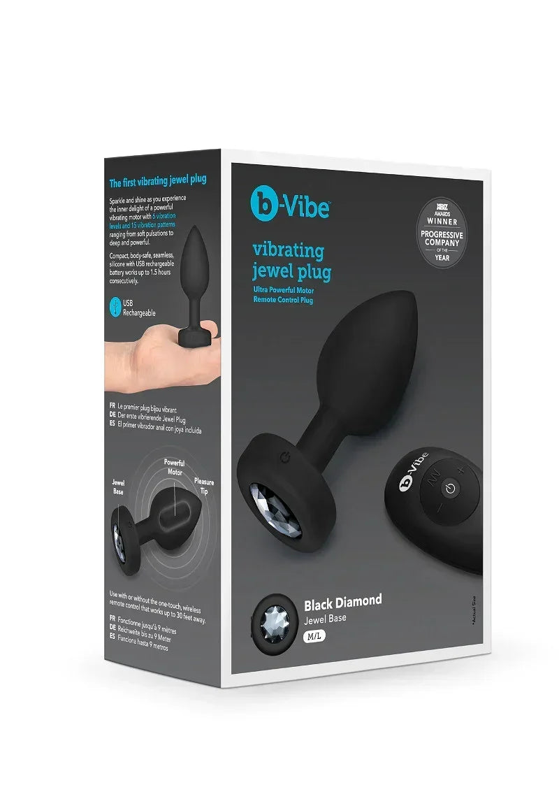 B-VibeVibratingJewelPlug3 @ Happytoys Sexshop: online sex shop for Feeling Happy & Easy 😊 the erotic store owned by a woman